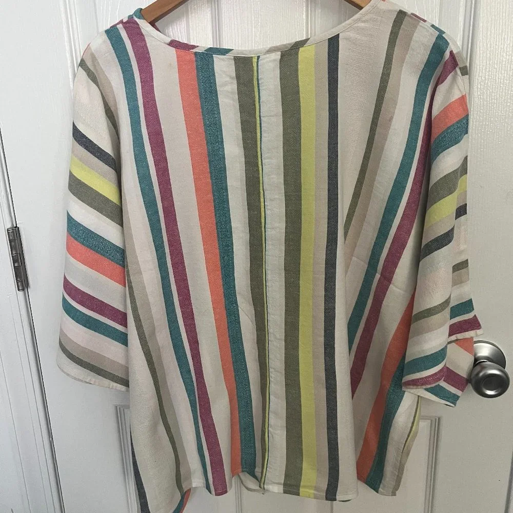 Multi-Color Striped Shirt - Picture 2 of 3